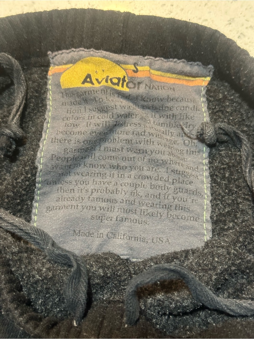 Aviator Nation - 5 STRIPE SWEATPANTS - pre-loved GUC - Picture 6 of 14